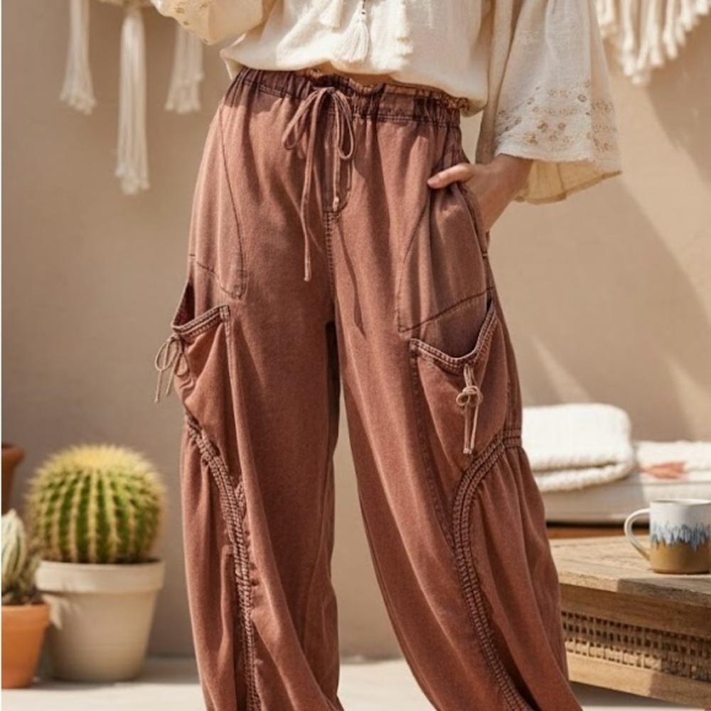 Blue Velvet Pants NWT